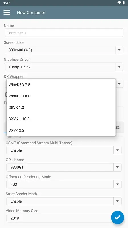 Screenshot Winlator APK v11.0