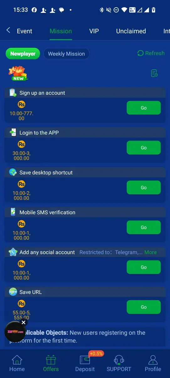 Screenshot WC777 APK v6.3.5