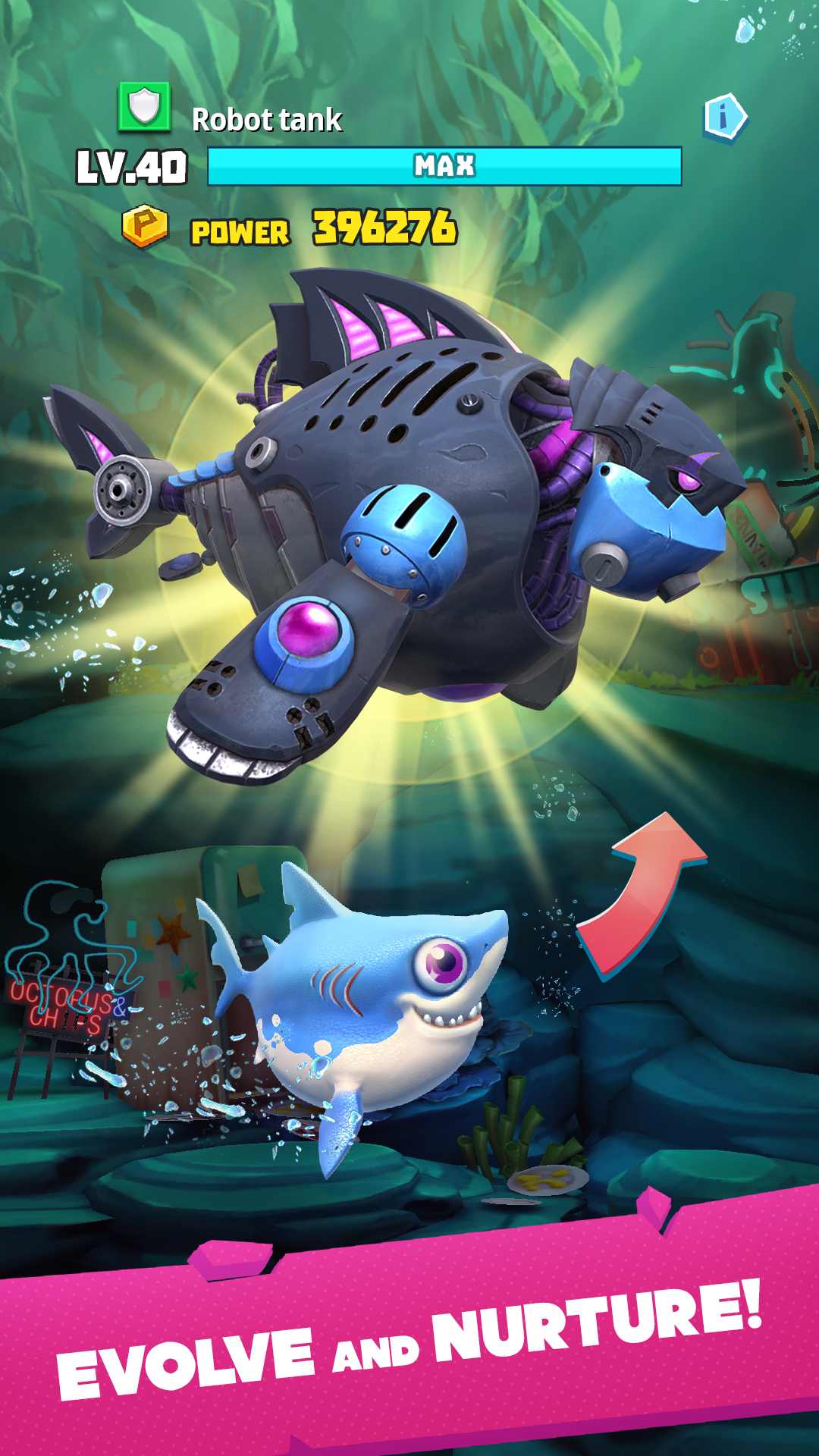 Screenshot Hungry Shark Heroes APK v3.4
