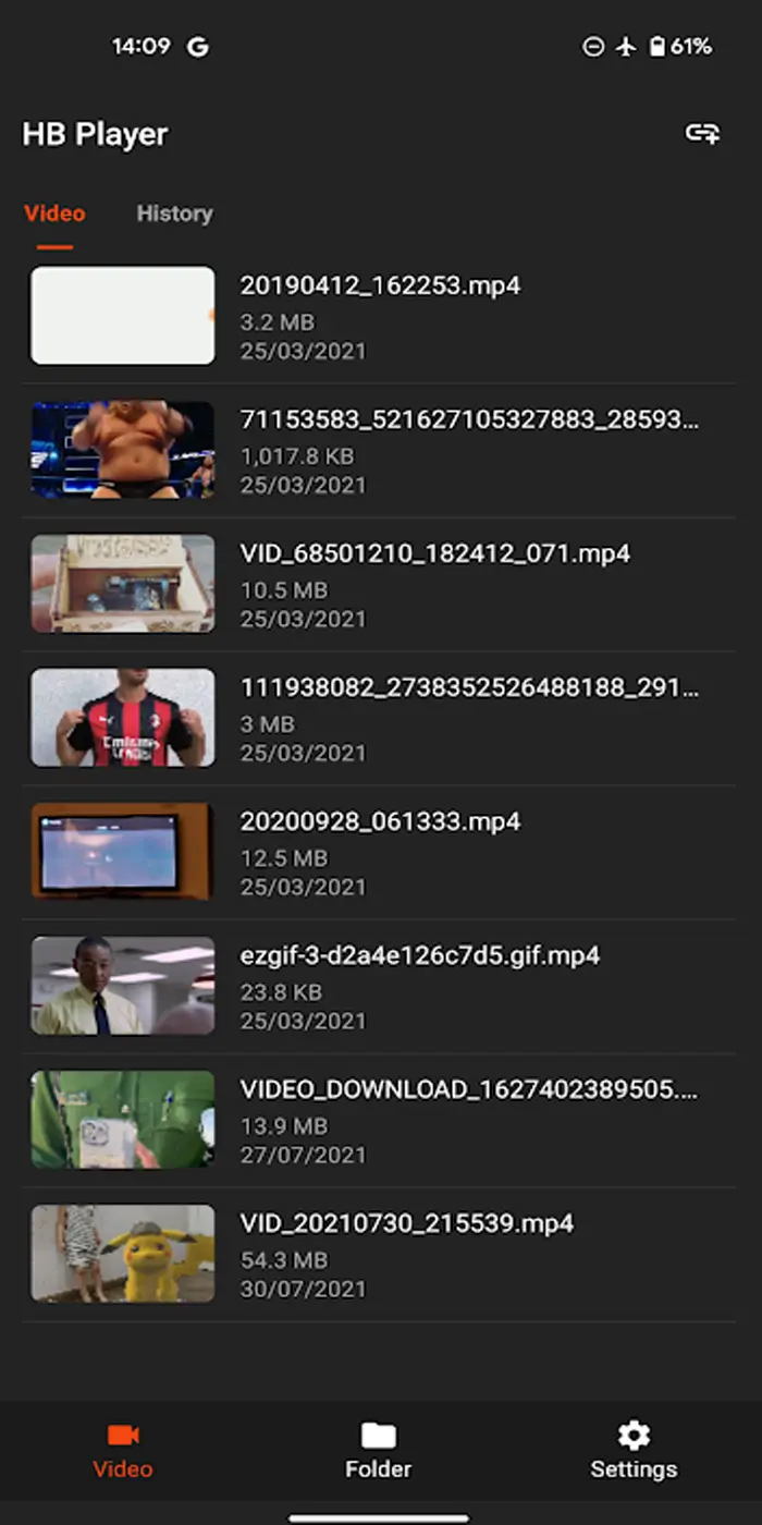 Screenshot HB Video Player APK v1.1.1 untuk Android