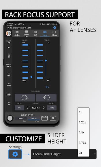 Screenshot Blackmagic Camera APK untuk Android