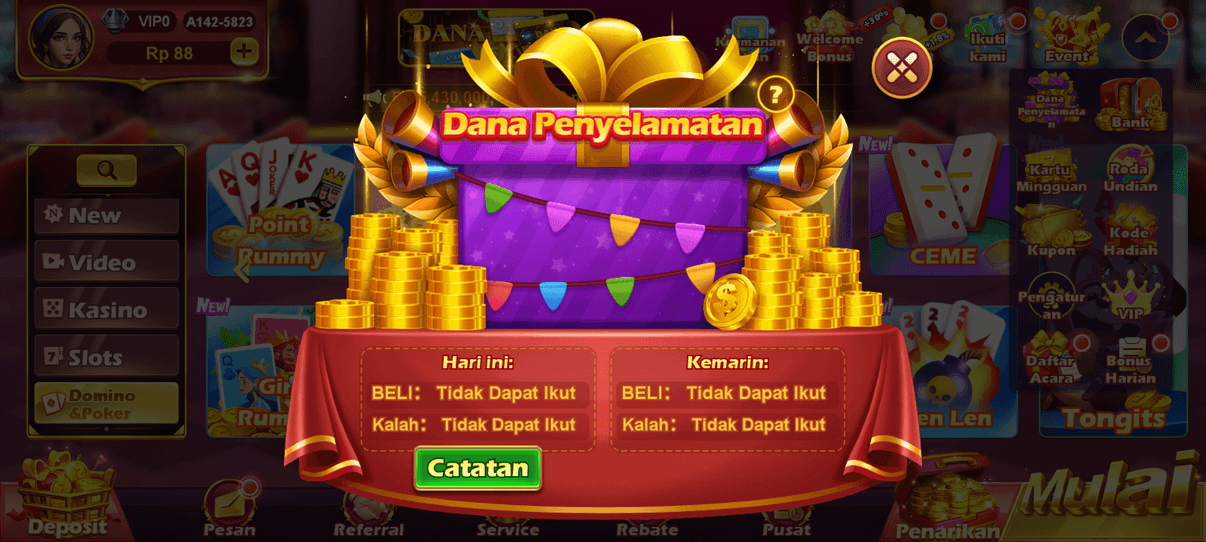 Screenshot Lucky DF APK v3.9 untuk Android