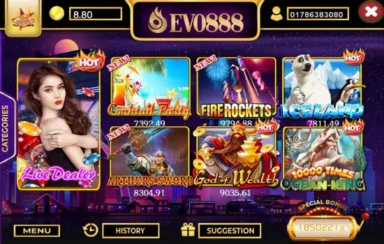 Screenshot Evo888 APK v4.0.22 Download untuk Android