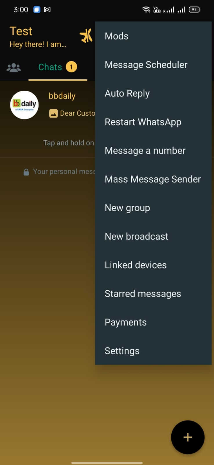 Screenshot WhatsGold APK v44.10 untuk Android