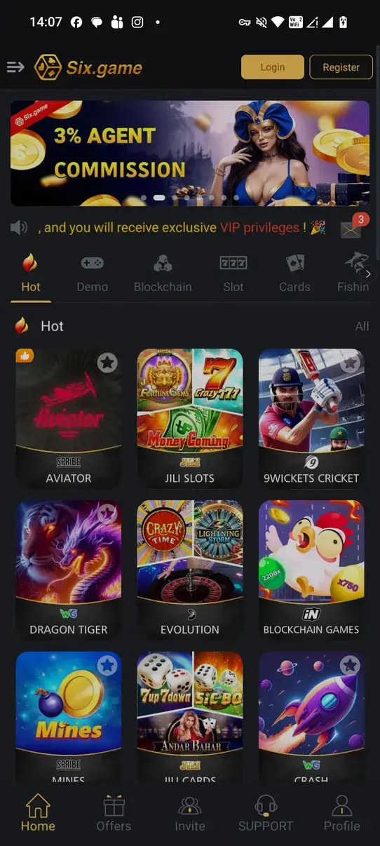 Screenshot Six Game APK v6.1.92