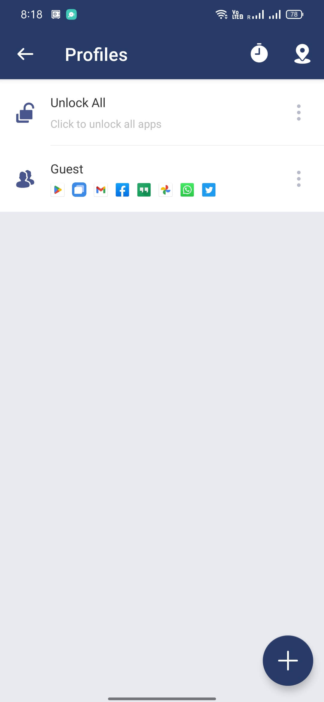 Screenshot AppLock APK v3.5.3cn untuk Mengunci Aplikasi dan File