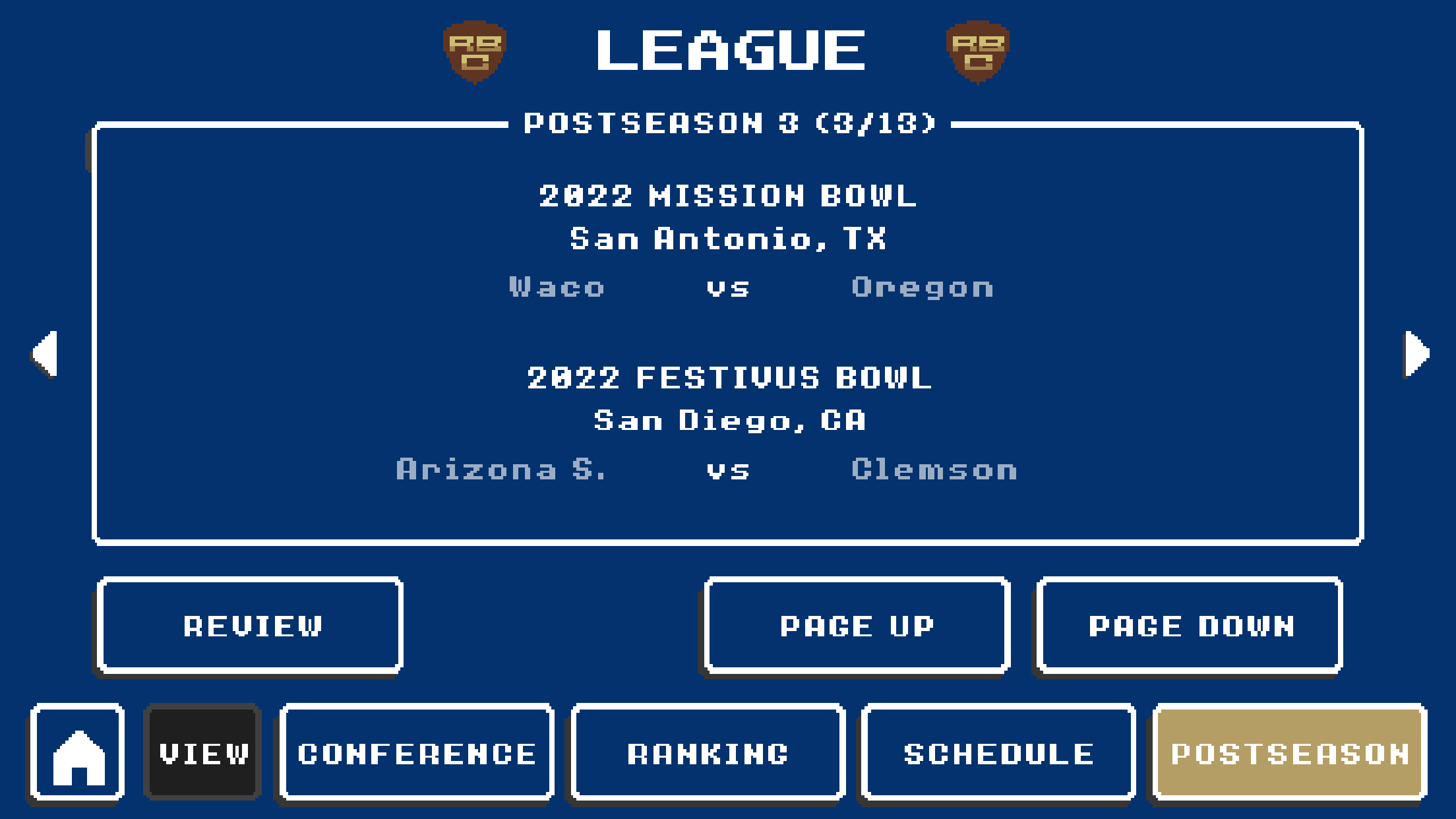 Screenshot Retro Bowl College APK