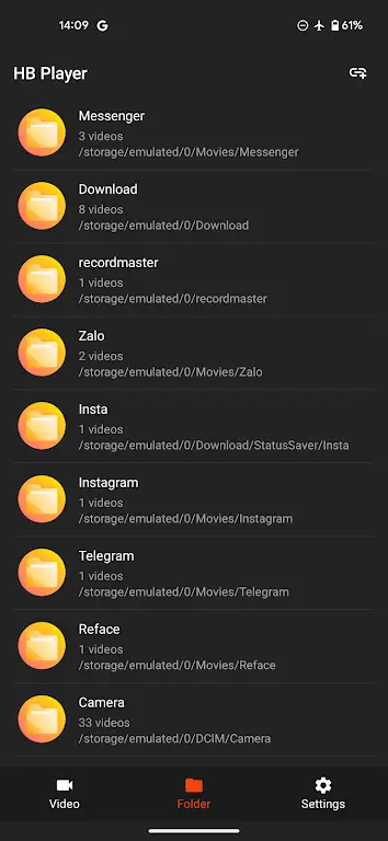 Screenshot HB Video Player APK v1.1.1 untuk Android