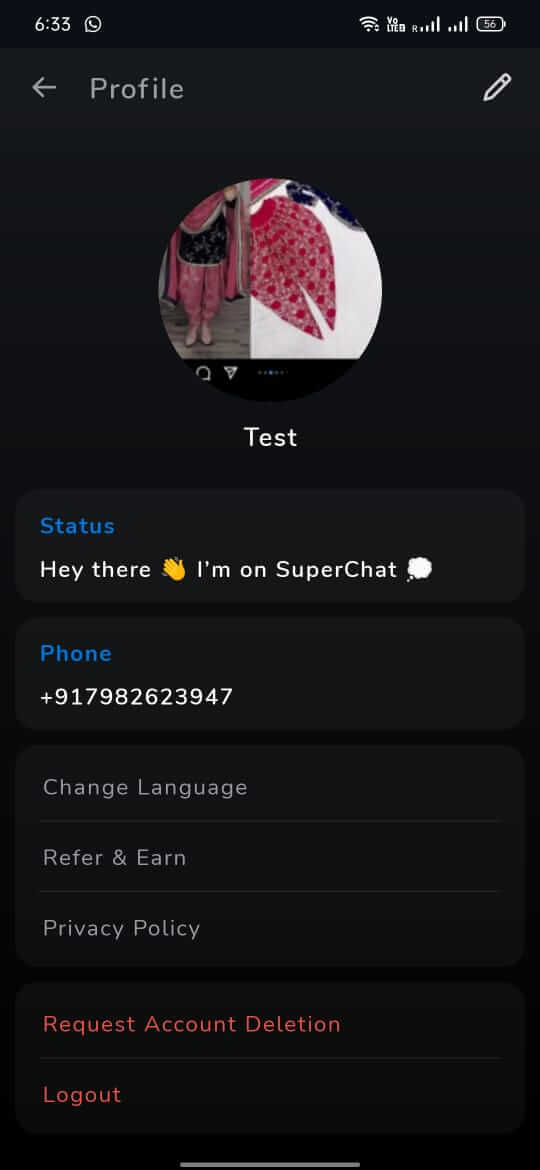 Screenshot Super Chat APK v8.1