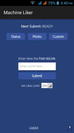 Screenshot Machine Liker APK v2.2