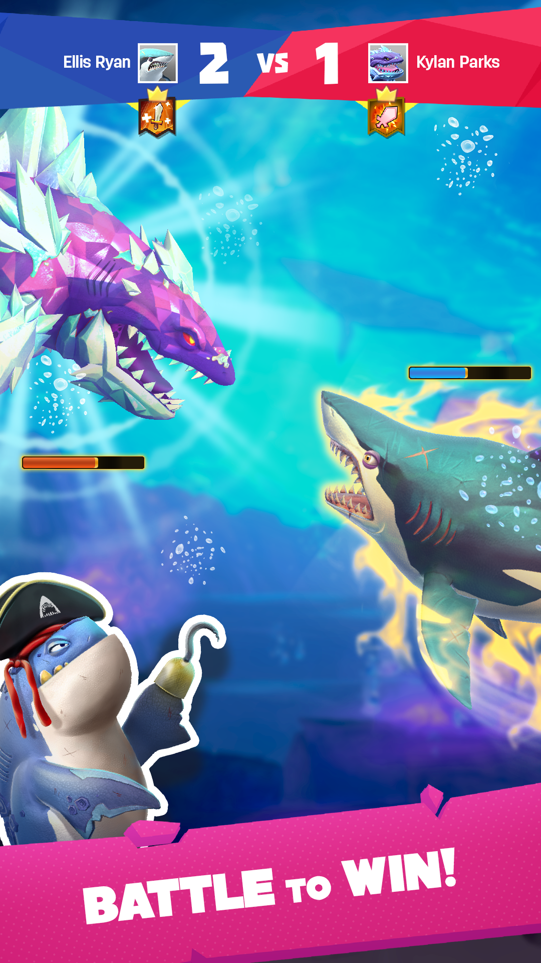 Screenshot Hungry Shark Heroes APK v3.4