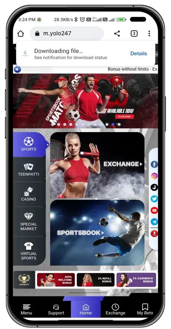Screenshot Yolo247 APK v9.6.4