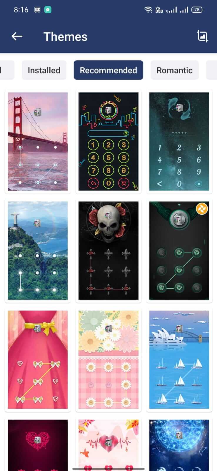 Screenshot AppLock APK v3.5.3cn untuk Mengunci Aplikasi dan File