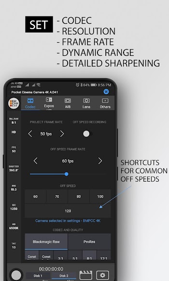 Screenshot Blackmagic Camera APK untuk Android
