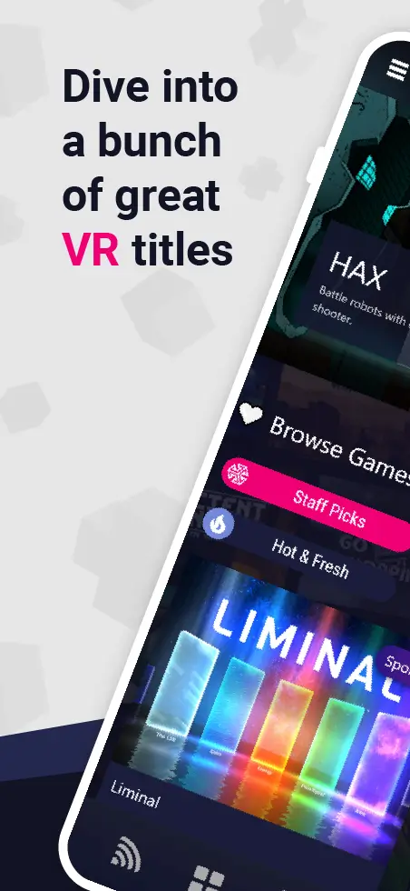 Screenshot SideQuest APK v1.11 untuk VR Headset Android
