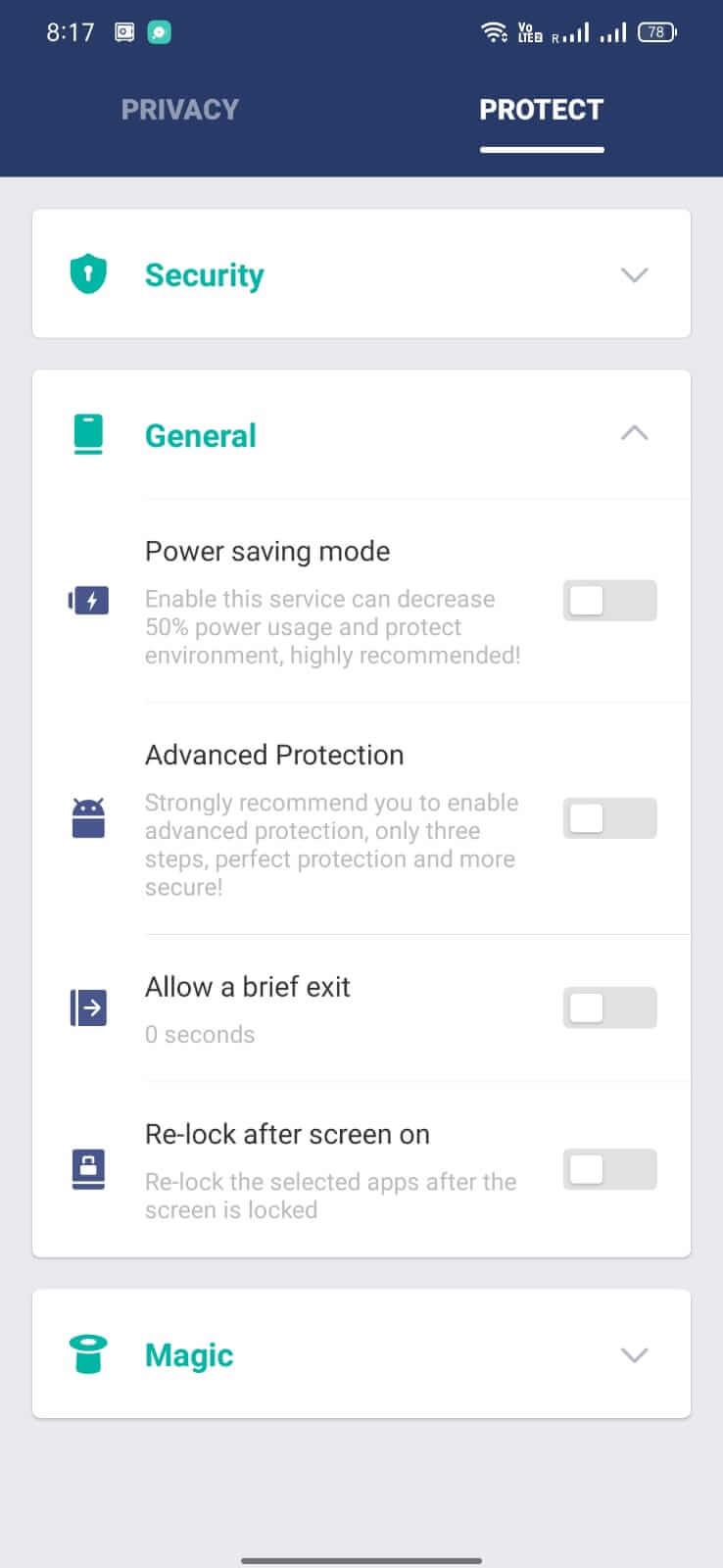 Screenshot AppLock APK v3.5.3cn untuk Mengunci Aplikasi dan File