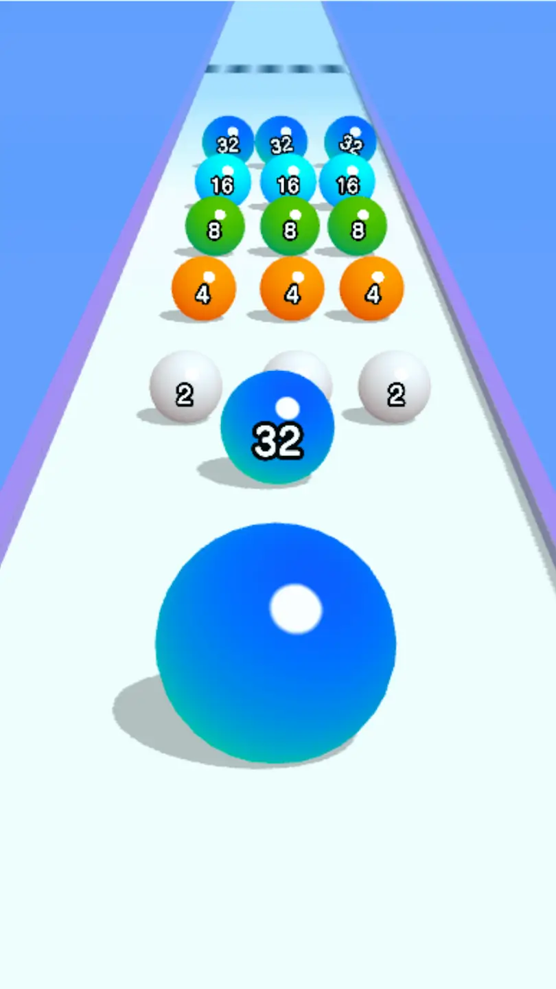Screenshot Ball Run 2048 APK