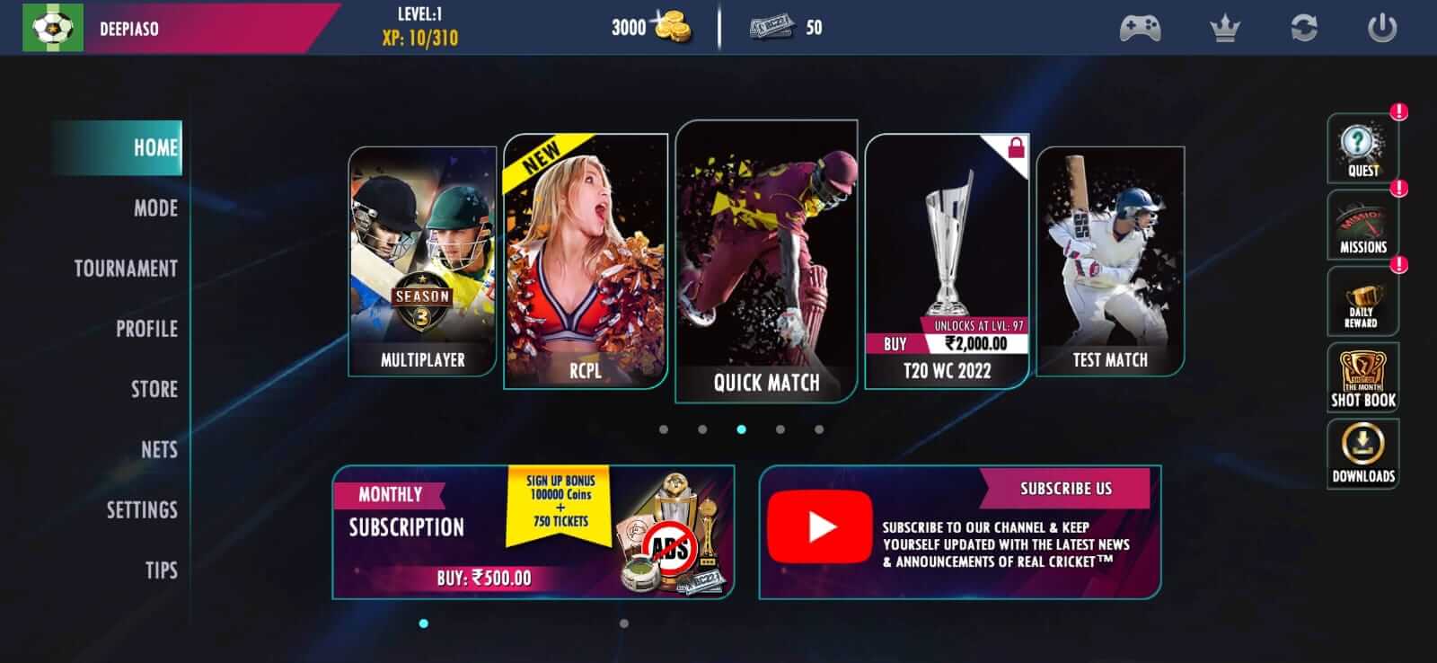 Screenshot Real Cricket 22 APK
