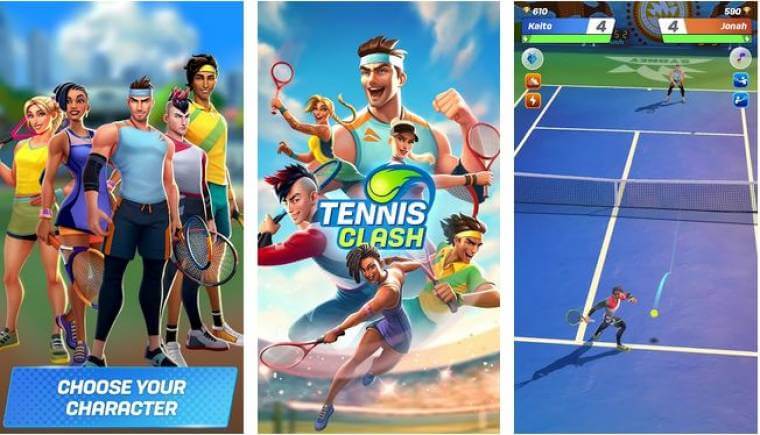 Screenshot Tennis Clash APK