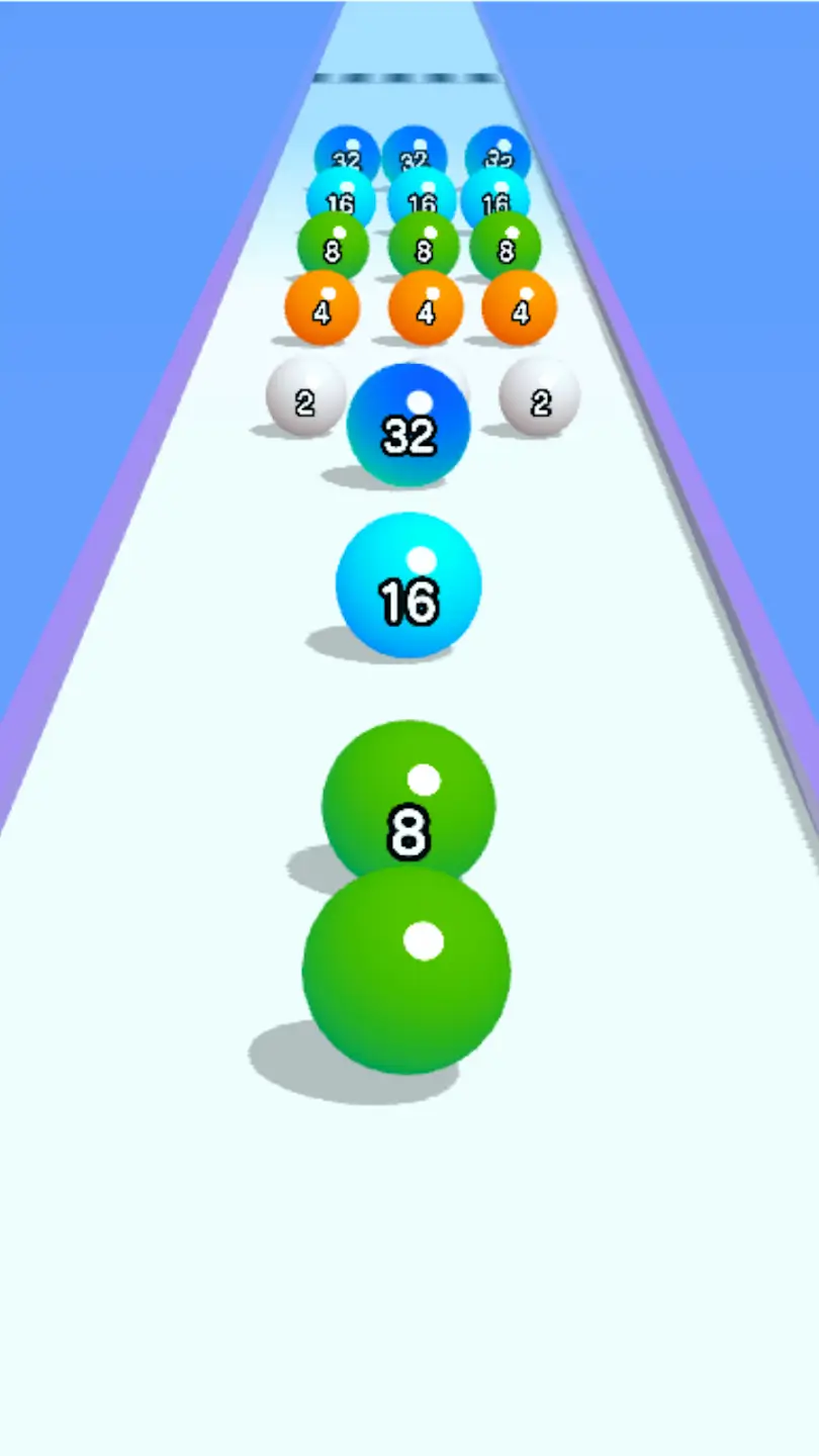 Screenshot Ball Run 2048 APK