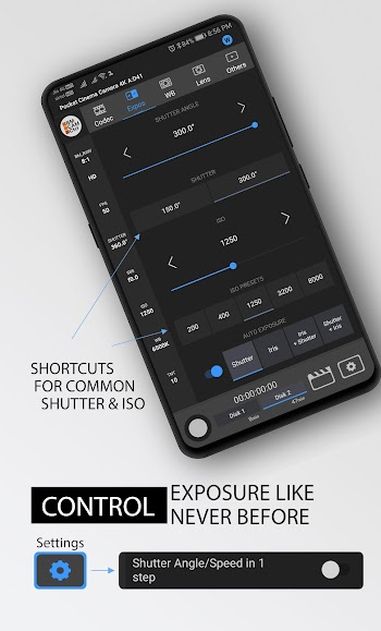 Screenshot Blackmagic Camera APK untuk Android