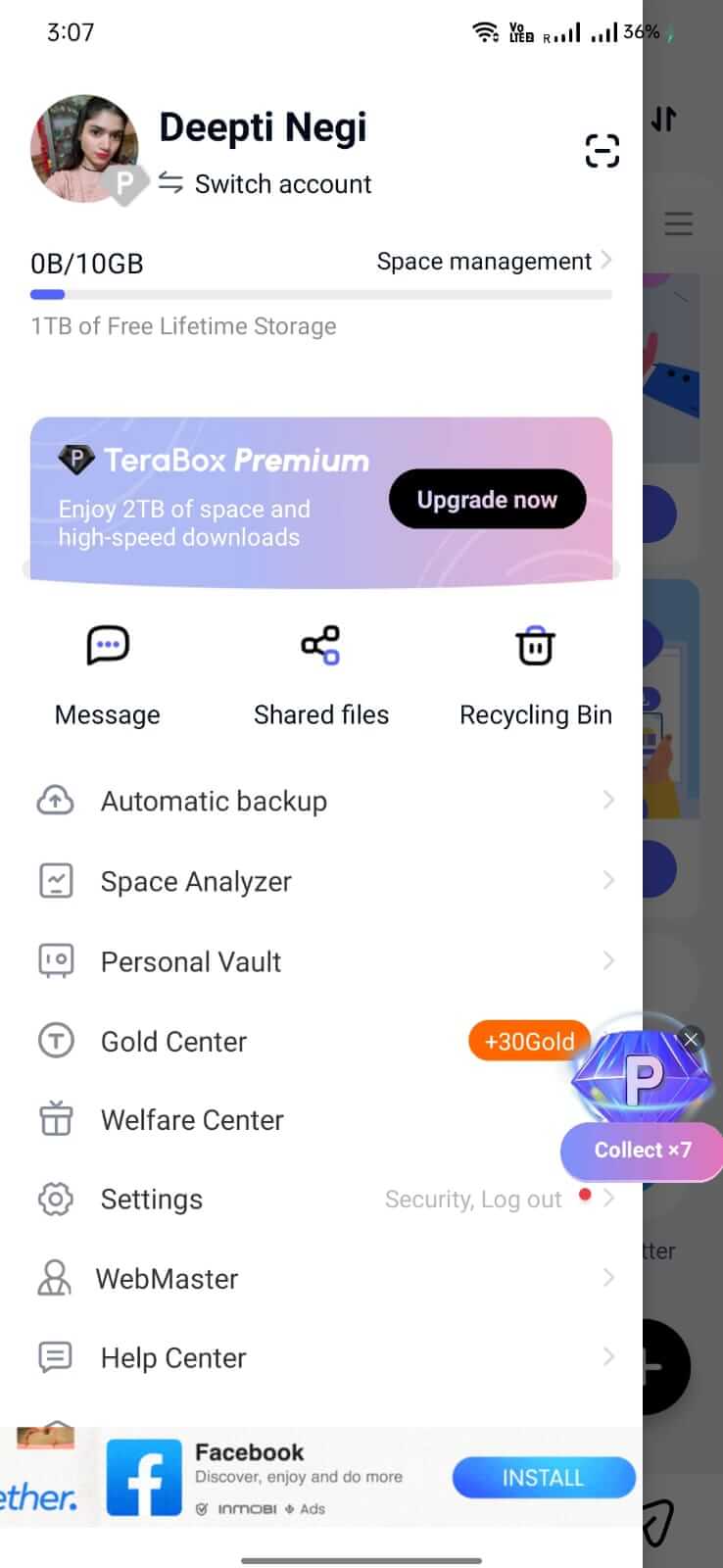 Screenshot TeraBox APK