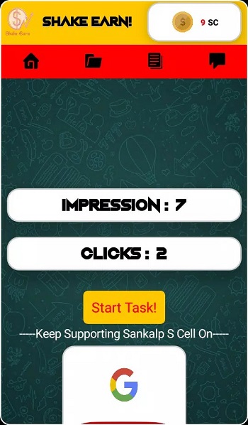 Screenshot Shake Earn APK 3.0