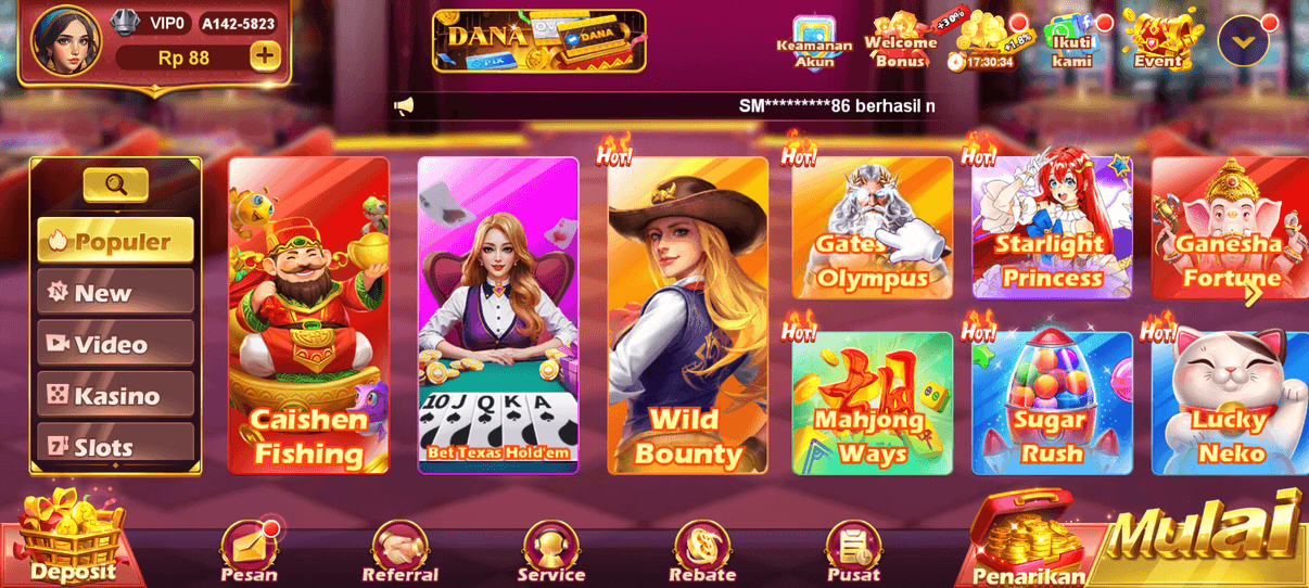 Screenshot Lucky DF APK v3.9 untuk Android