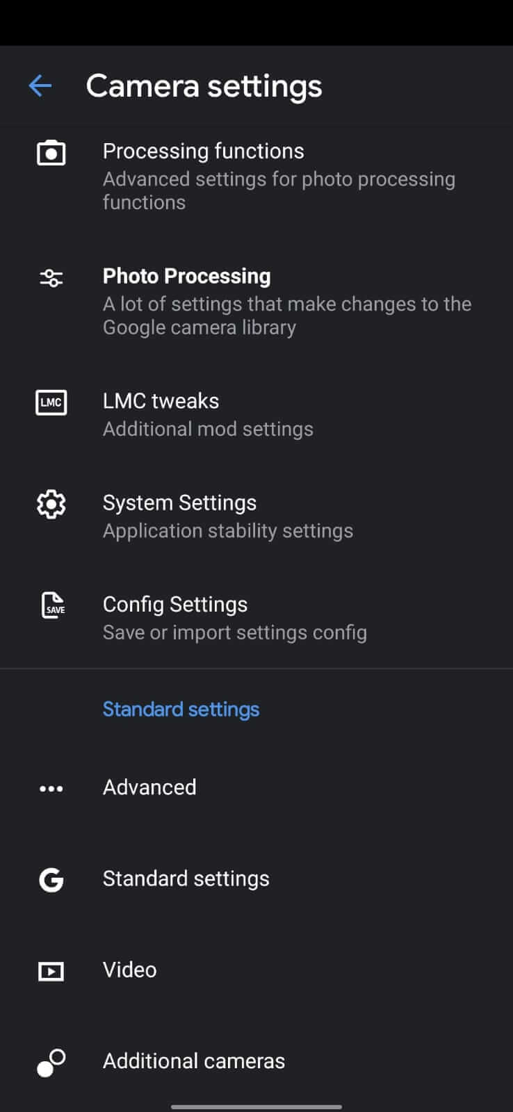 Screenshot LMC 8.4 APK